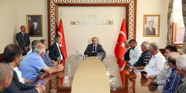 Aydıntepe Kaymakamı Akın Vali Epcim’i Ziyaret Etti