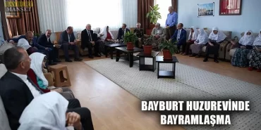 Bayburt Huzurevinde Bayramlaşma
