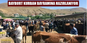 Bayburt Kurban Bayramına Hazırlanıyor