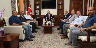 Bayburt Spor Kulübü Yönetimi Vali Epcim'i Ziyaret Etti