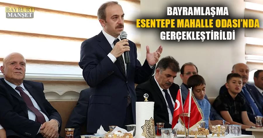 Bayramlaşma Esentepe Mahalle Odasında Gerçekleştirildi