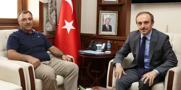 Elazığ Valisi Kaldırım, Vali Epcim’i Ziyaret Etti