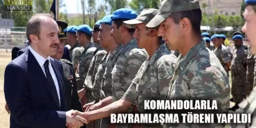 Komandolarla Bayramlaşma Töreni Yapıldı
