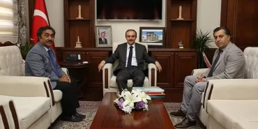 Osman Demirdöğen Vali Cüneyt Epcim’i Ziyaret Etti