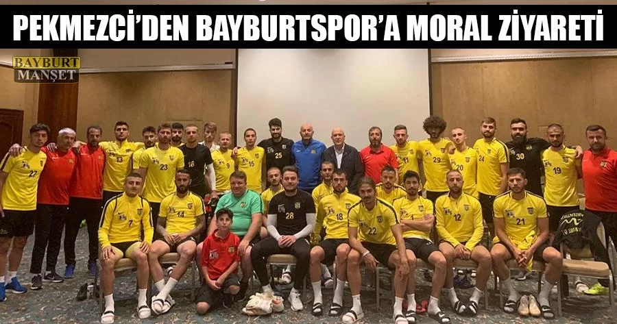 Pekmezci'den Bayburt Spor'a Moral Ziyareti