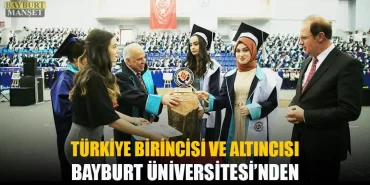 Türkiye Birincisi Ve Altıncısı Bayburt Üniversitesi'nden
