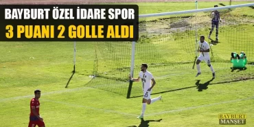Bayburt Özel İdare Spor 3 Puanı 2 Golle Aldı