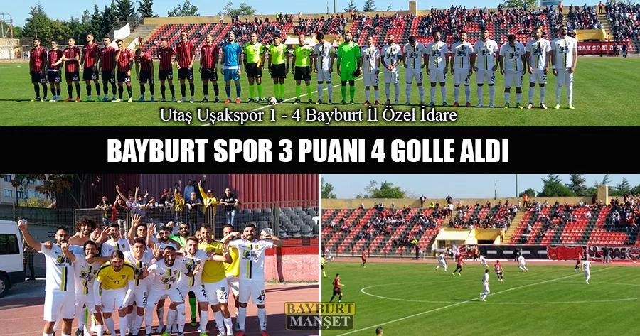 Bayburt Spor 3 Puanı 4 Golle Aldı