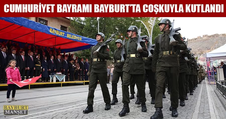 Cumhuriyet Bayramı Bayburt’ta Coşkuyla Kutlandı