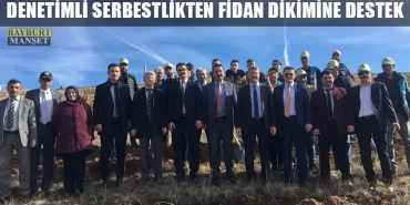 Bayburt Denetimli Serbestlikten Fidan Dikimine Destek