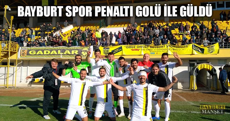 Bayburt Spor Penaltı Golü İle Güldü