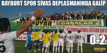 Bayburt Spor Sivas Deplasmanında Galip