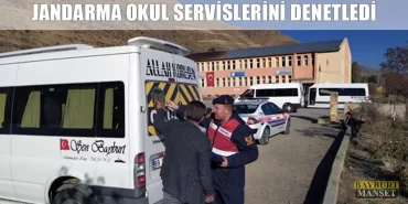 Jandarma Okul Servislerini Denetledi