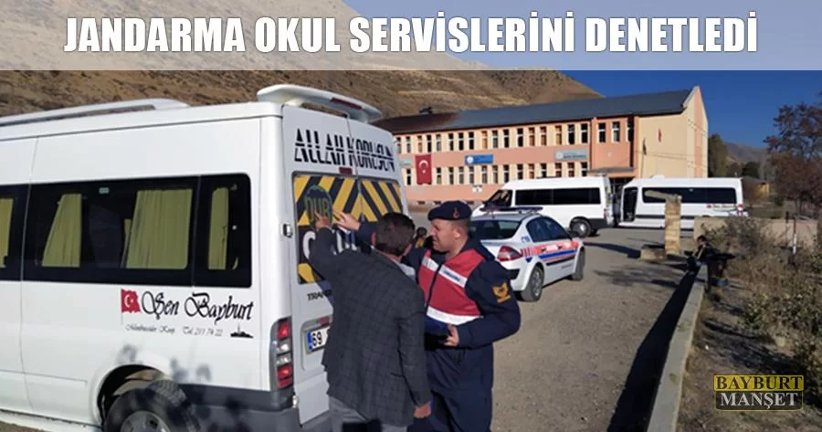 Jandarma Okul Servislerini Denetledi