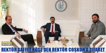 Rektör Saffet Köse’den Rektör Coşkun’a Ziyaret