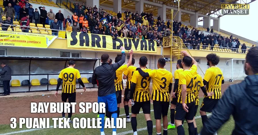 Bayburt Spor 3 Puanı Tek Golle Aldı