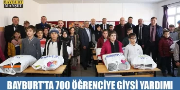 Bayburt’ta 700 Öğrenciye Giysi Yardımı