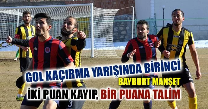 Bayburt Grup Özel İdare Spor - Bergama Belediye Spor 0-0