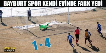 Bayburt Spor Kendi Evinde Fark Yedi