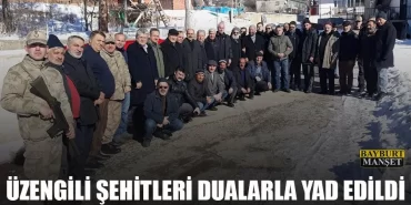 Üzengili Şehitleri Dualarla Yad Edildi