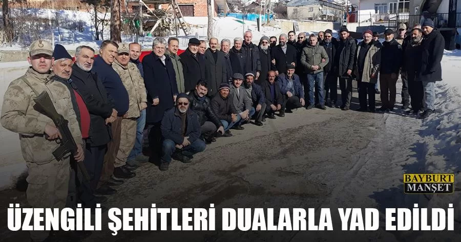 Üzengili Şehitleri Dualarla Yad Edildi