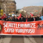 Bayburt Şehitleri İçin Yürüdü