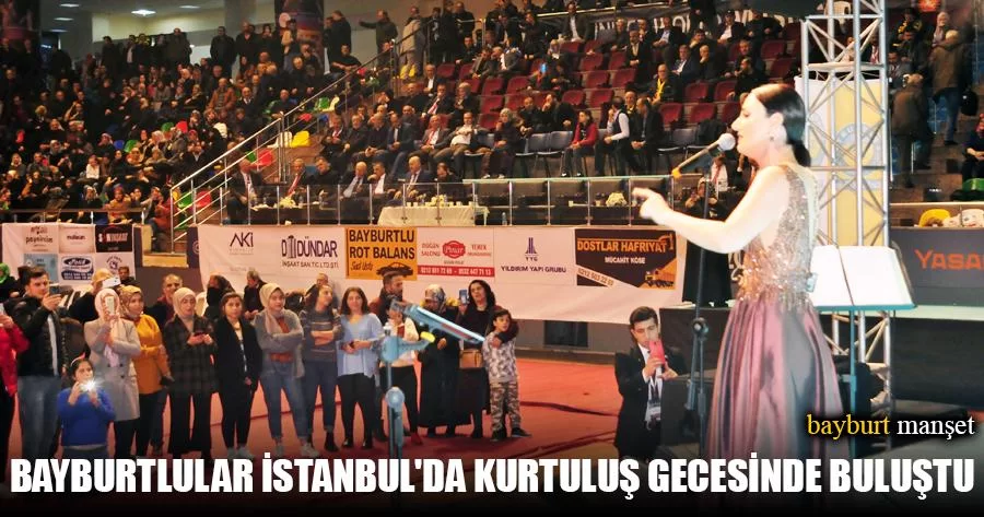 Bayburtlular İstanbul'da Kurtuluş Gecesinde Buluştu