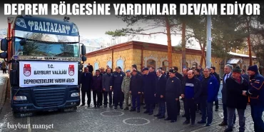 Deprem Bölgesine Yardımlar Devam Ediyor