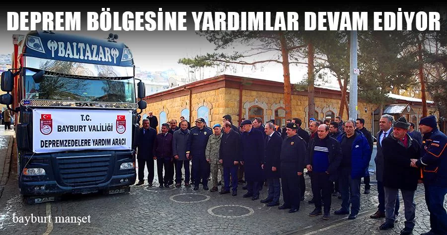 Deprem Bölgesine Yardımlar Devam Ediyor