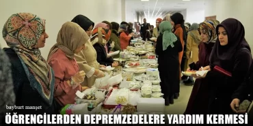 Öğrencilerden Depremzedelere Yardım Kermesi