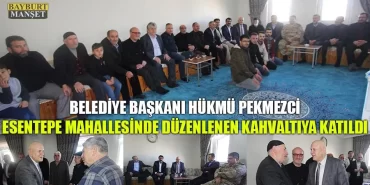 Pekmezci Esentepe Mahallesinde Düzenlenen Kahvaltıya Katıldı