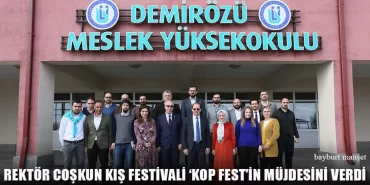 Rektör Coşkun, Kış Festivali ‘Kop Fest’in Müjdesini Verdi