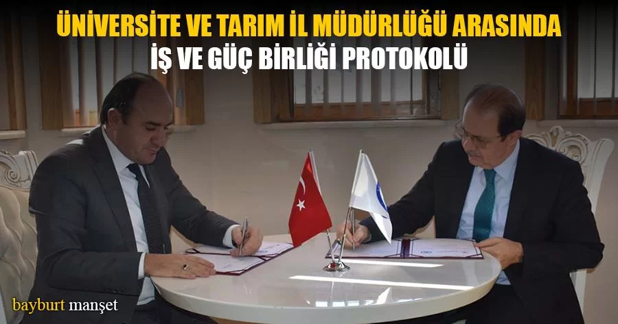 Üniversite ve Tarım İl Müdürlüğü Arasında İş Ve Güç Birliği Protokolü