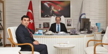 Yeşilay Cemiyeti Bayburt Şube Başkanından Rektör Coşkun'a Ziyaret