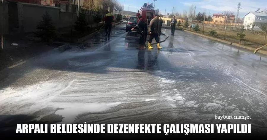 Arpalı Beldesinde Dezenfekte Çalışması Yapıldı