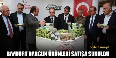 Bayburt Dargun Ürünleri Satışa Sunuldu