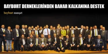 Bayburt Derneklerinden Bahar Kalkanına Destek Açıklaması