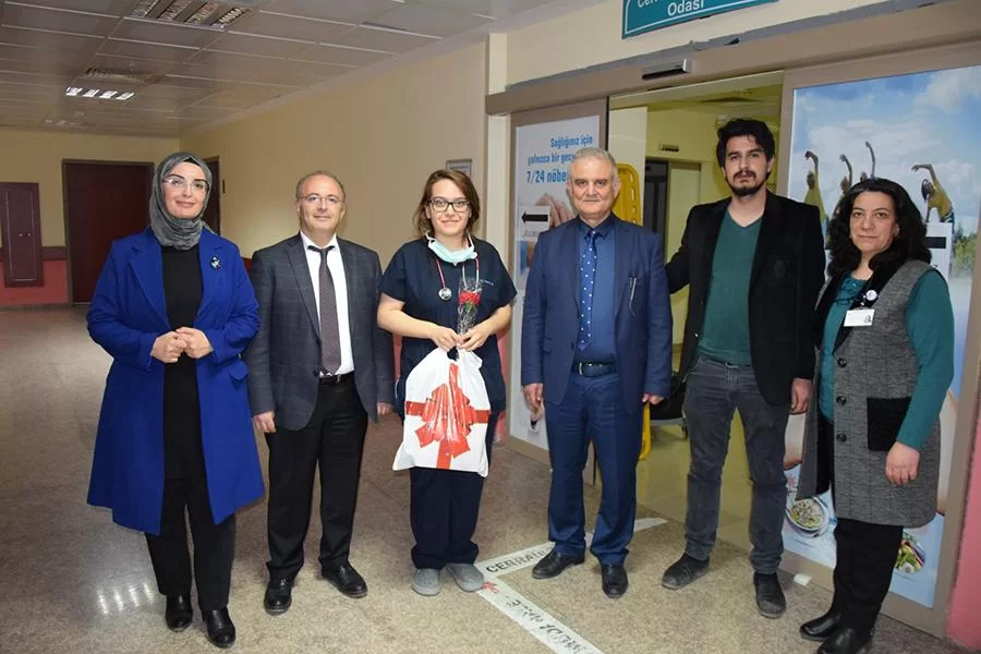 Bayburt’ta 14 Mart Tıp Bayramı Ziyaretleri
