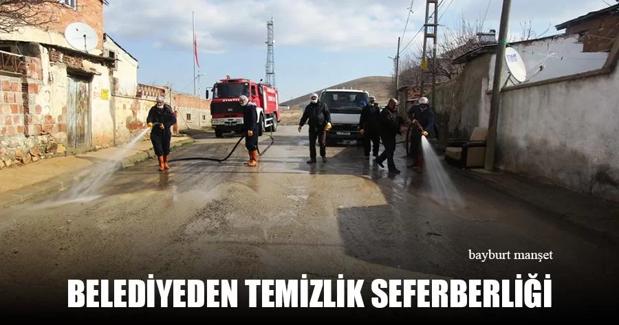 Belediyeden Temizlik Seferberliği