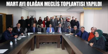 Mart Ayı Olağan Meclis Toplantısı Yapıldı