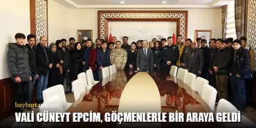Vali Cüneyt Epcim, Göçmenlerle Bir Araya Geldi