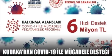KUDAKA'dan COVID-19 ile Mücadele Desteği