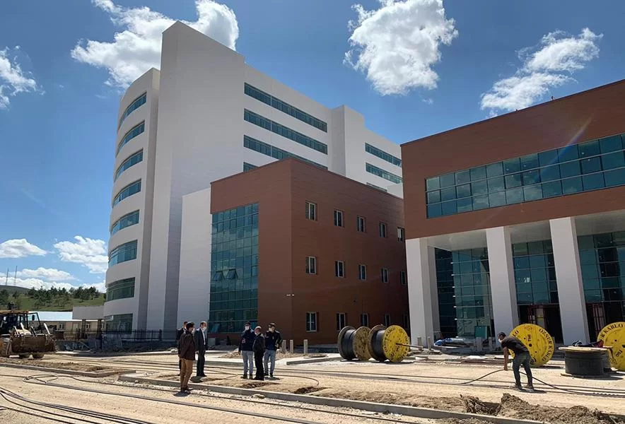 Bayburt Yeni Devlet Hastanesi İnşaatında Son Durum
