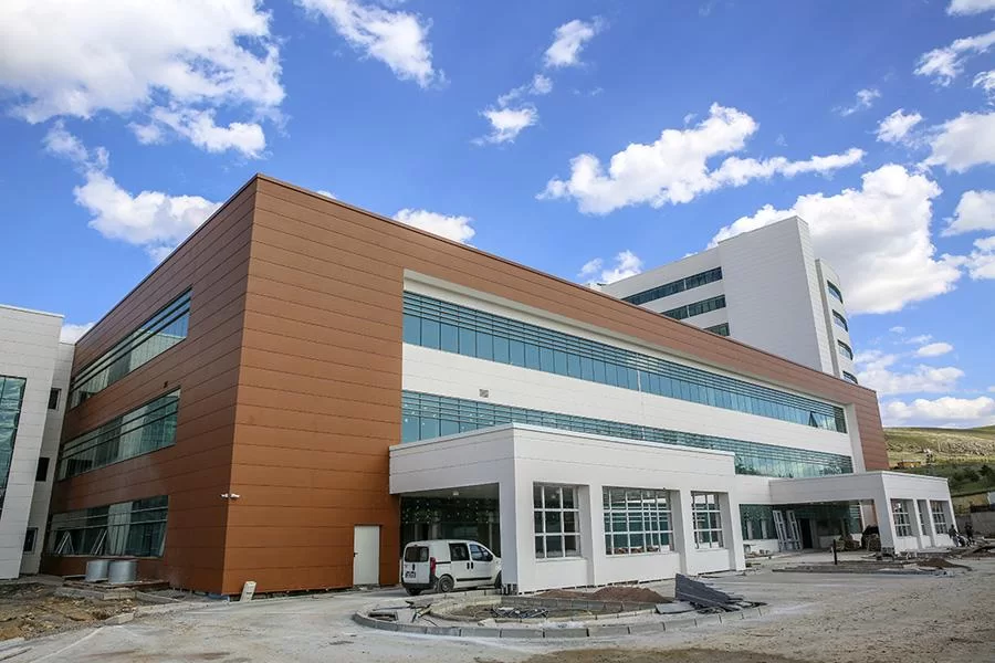 Bayburt Yeni Devlet Hastanesi İnşaatında Son Durum