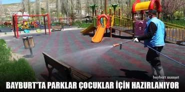 Bayburt'ta Parklar Çocuklar İçin Hazırlanıyor