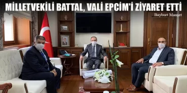 Milletvekili Battal, Vali Epcim'i Ziyaret Etti