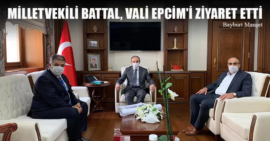 Milletvekili Battal, Vali Epcim'i Ziyaret Etti