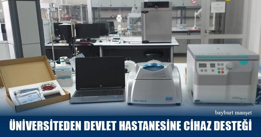 Üniversiteden Devlet Hastanesine Cihaz Desteği