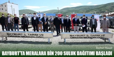 Bayburt’ta Meralara Bin 200 Suluk Dağıtımı Başladı