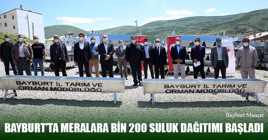 Bayburt’ta Meralara Bin 200 Suluk Dağıtımı Başladı